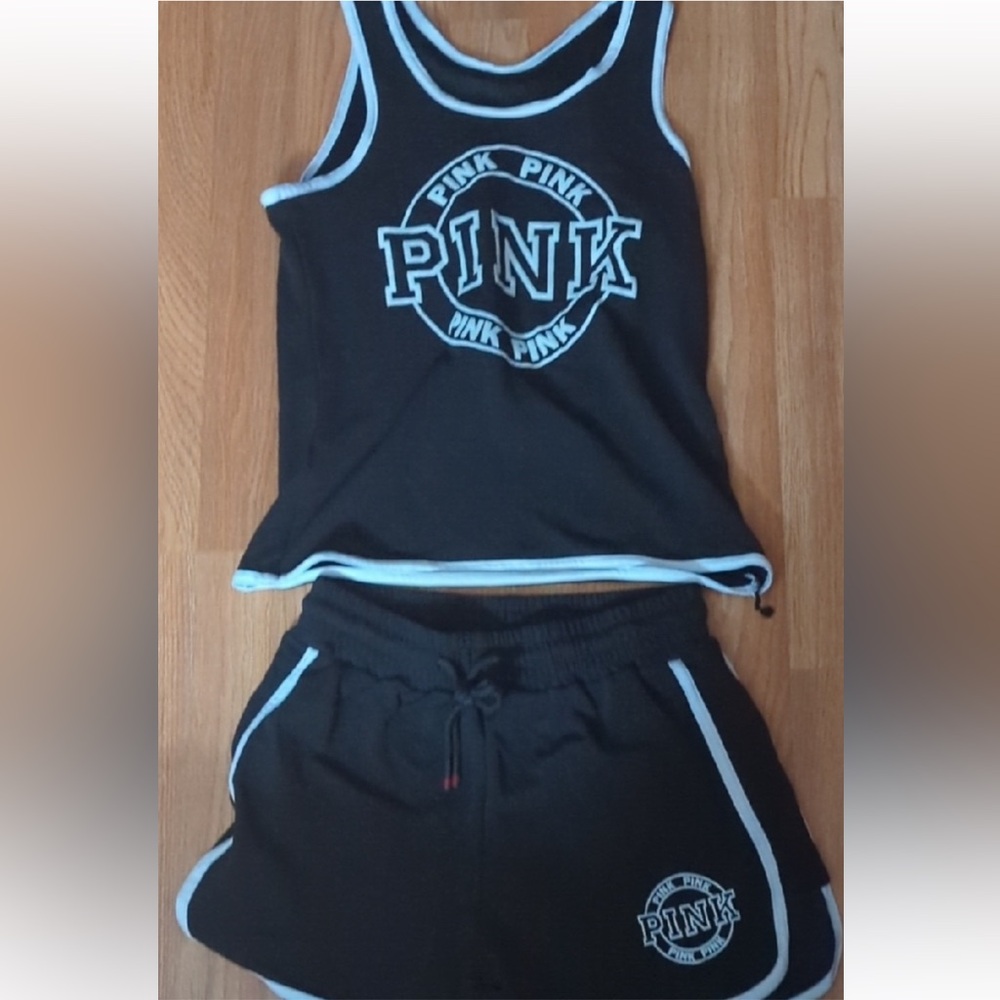 🖤 XJ BOOST | Athletic Tank & Shorts Set | Logo Graphic | Sporty Lounge | L/XL 🖤